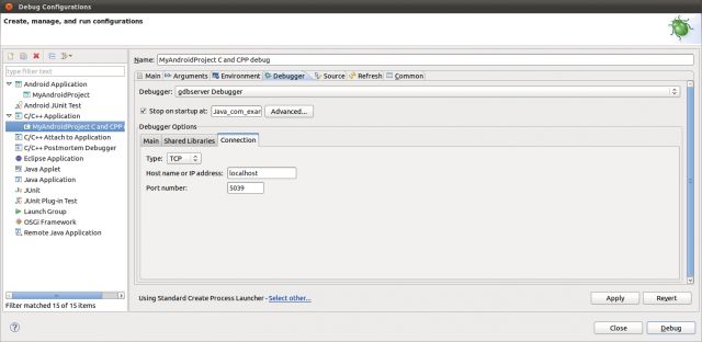 Using Eclipse for Android C/C++ Debugging