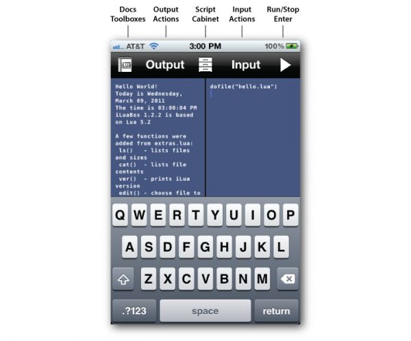 iLuaBox：在iPhone/iPad上随时随地用Lua编程