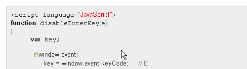 AJAX Scripts - AS Workshop » Disable form submit on enter keypress