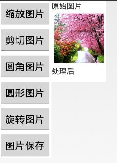 Android实现对图片的缩放、剪切、旋转、存储