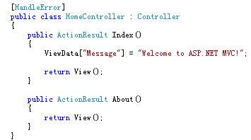 ASP.NET MVC框架之控制器Controller（五）