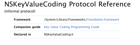 KVO(NSKeyValueObserving)、KVC(NSKeyValueCoding)作用浅谈