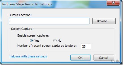 Windows 7 Problem Steps Recorder