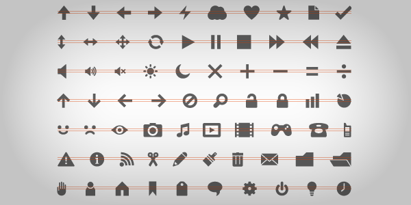 Flat Icons & Icon Fonts