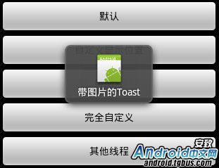 Android特效 五种Toast详解