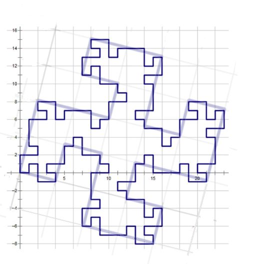 [杂题]CSUOJ1413 Area of a Fractal