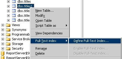 SQL Server 2005 中如何做全文检索