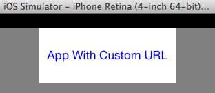 iOS App with Custom URL