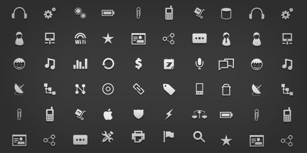 Flat Icons & Icon Fonts