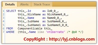 NHibernate Issues之1902：示例查询(Query By Example)