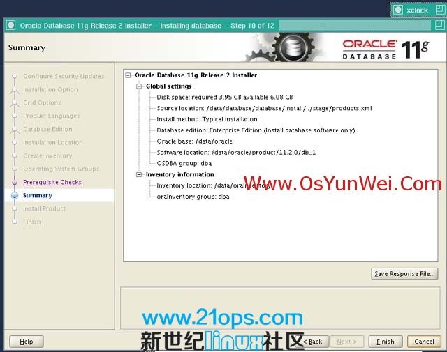 centos安装oracle 11g 完全图解的照片 - 25