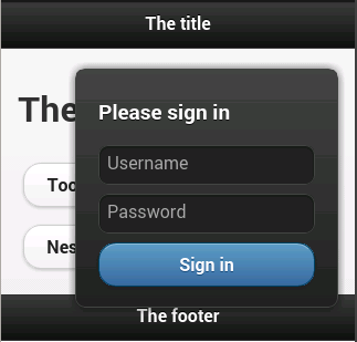 jQueryMobile之Popup