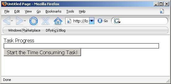 使用ASP.NET Atlas编写显示真实进度的ProgressBar（进度条）控件