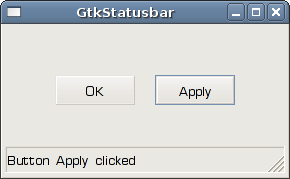 GtkStatusbar