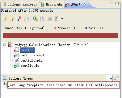 在Eclipse中使用JUnit4进行单元测试（高级篇）