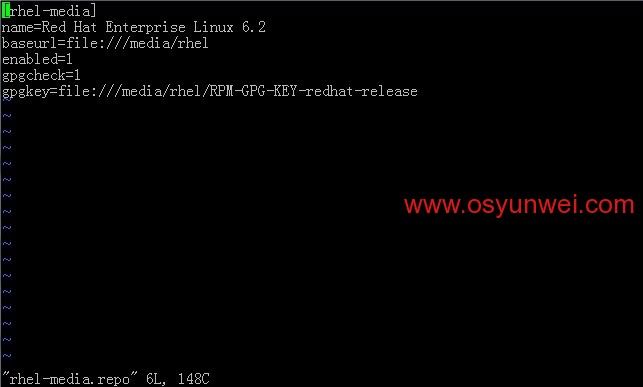 [zz]RHEL 6.2配置本地yum源