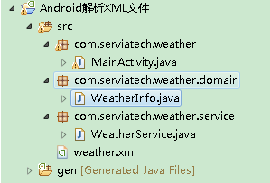 Android xml 解析