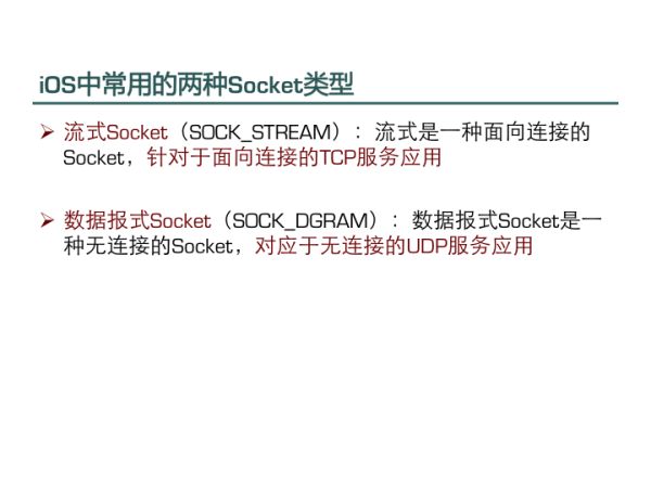 iOS-Socket编程体验