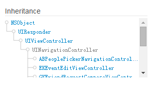 UINavgationController继承关系图