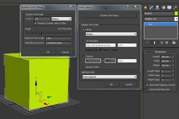 ⑴. 3dsmax 转 Unity的比例为100：1；也就是说Unity单位是3dsmax的100倍。