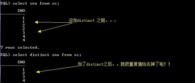 跟我一起学Oracle 11g【7】----SQL 基础学习