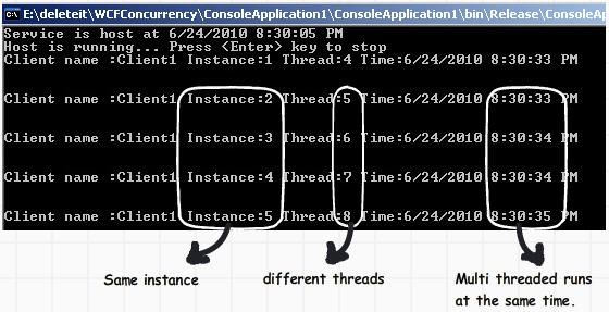 3 ways to do WCF Concurrency Management(Single, Multiple, and Reentrant and How to do with Throttling)