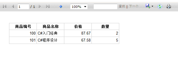 RDLC报表系列--------钻取报表