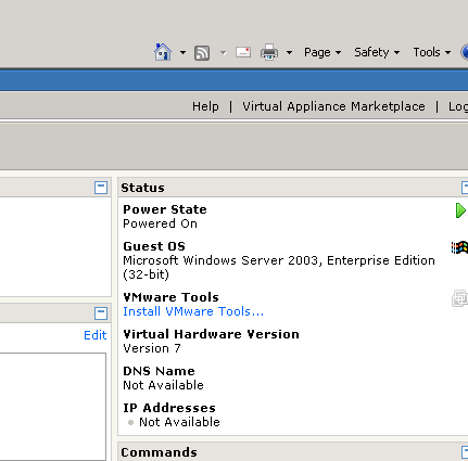 VMWare Server 2.0 安装虚机机网卡驱动找不到