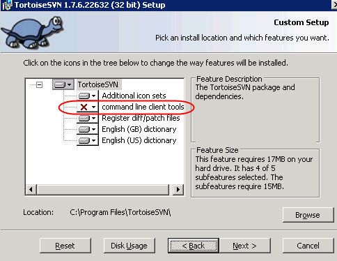 How-to-install-TortoiseSvn-CommandLineTools