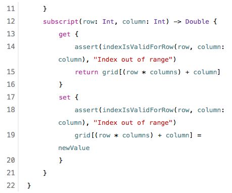 Subscript & Inheritance