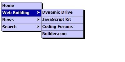 Jim's DHTML Menu v5.7