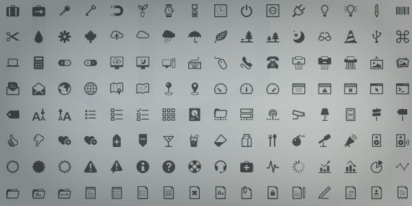 Flat Icons & Icon Fonts