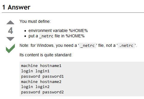 终于解决“Git Windows客户端保存用户名与密码”的问题