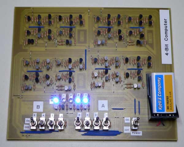 自己动手制作一台四位计算机 - 第15张  | 快课网