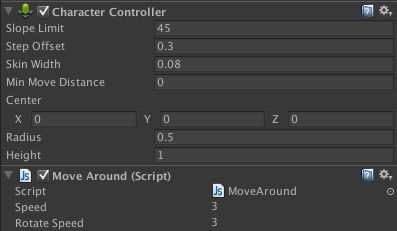 Move Around script added.