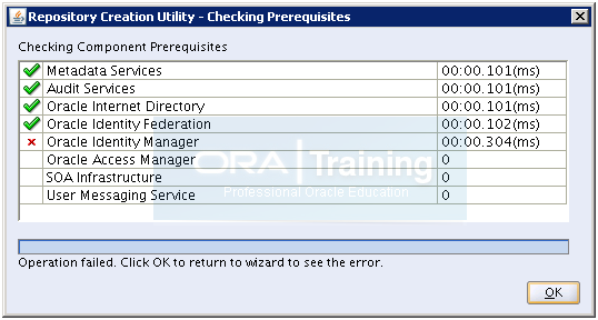 Run Repository Creation Utility (RCU) for Oracle Identity Management components