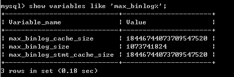 Mysql 二进制日志