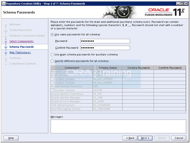 Run Repository Creation Utility (RCU) for Oracle Identity Management components